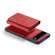 Google Pixel 7 5G DG.MING M1 Series 3-Fold Multi Card Wallet Phone Case - Red