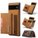 Google Pixel 7 5G DG.MING M2 Series 3-Fold Multi Card Bag Phone Case - Brown