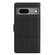 Google Pixel 7 5G Diamond Embossed Skin Feel Leather Phone Case with Lanyard - Black