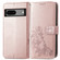 Google Pixel 7 5G Four-leaf Clasp Embossed Buckle Leather Phone Case - Rose Gold Google Pixel 7 5G Four-leaf Clasp Embossed Buckle Leather Phone Case - Rose Gold