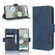 Google Pixel 7 5G Skin Feel Calf Texture Card Slots Leather Phone Case - Blue