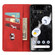 Google Pixel 7 5G Skin Feel Splicing Leather Phone Case - Red