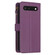Google Pixel 7 9 Card Slots Zipper Wallet Leather Flip Phone Case - Dark Purple