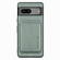 Google Pixel 7 Carbon Fiber Leather Card Magsafe Phone Case - Green