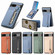 Google Pixel 7 Carbon Fiber Vertical Flip Zipper Phone Case - Brown