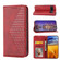 Google Pixel 7 Cubic Grid Calf Texture Magnetic Closure Leather Phone Case - Red Google Pixel 7 Cubic Grid Calf Texture Magnetic Closure Leather Phone Case - Red