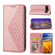 Google Pixel 7 Cubic Grid Calf Texture Magnetic Closure Leather Phone Case - Rose Gold
