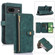 Google Pixel 7 Dream 9-Card Wallet Zipper Bag Leather Phone Case - Green Google Pixel 7 Dream 9-Card Wallet Zipper Bag Leather Phone Case - Green