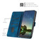 Google Pixel 7 Dream Triangle Leather Phone Case with Lanyard - Blue