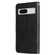 Google Pixel 7 Fashion Calf Texture Zipper Leather Phone Case - Black
