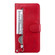 Google Pixel 7 Fashion Calf Texture Zipper Leather Phone Case - Red