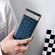 Google Pixel 7 Genuine Leather Ostrich Texture Nano Electroplating Phone Case - Blue