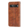 Google Pixel 7 Life Tree Embossing Pattern Horizontal Flip Leather Phone Case - Brown