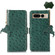 Google Pixel 7 Ostrich Pattern Genuine Leather RFID Phone Case - Green