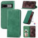 Google Pixel 7 Retro Skin Feel Magnetic Leather Phone Case - Green Google Pixel 7 Retro Skin Feel Magnetic Leather Phone Case - Green