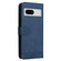 Google Pixel  7 Skin Feel Life Tree Metal Button Leather Phone Case - Blue