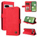 Google Pixel  7 Skin Feel Life Tree Metal Button Leather Phone Case - Red