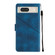 Google Pixel 7 Skin-feel Embossed Leather Phone Case - Blue