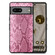 Google Pixel 7 Snakeskin Leather Phone Case - Pink