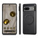 Google Pixel 7 Solid Color Leather Skin Back Cover Phone Case - Black