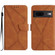Google Pixel 7 Stitching Embossed Leather Phone Case - Brown