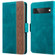 Google Pixel 7 Stitching Side-Magnetic RFID Leather Phone Case - Dark Green