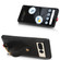 Google Pixel 7 Wristband Leather Back Phone Case - Black