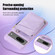 Google Pixel 7 Zipper Card Bag Back Cover Phone Case - Purple
