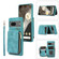 Google Pixel 7 Zipper Card Bag Back Cover Phone Case - Turquoise