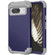 Google Pixel 8 3 in 1 Shockproof PC + Silicone Phone Case - Navy Blue+Grey