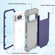 Google Pixel 8 3 in 1 Shockproof PC + Silicone Phone Case - Navy Blue+Grey