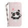 Google Pixel 8 3D Colored Horizontal Flip Leather Phone Case - Heart Panda