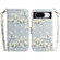 Google Pixel 8 3D Colored Horizontal Flip Leather Phone Case - Magnolia