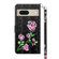 Google Pixel 8 3D Painted Pattern Leather Phone Case - Rose