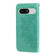 Google Pixel 8 7-petal Flowers Embossing Leather Phone Case - Green