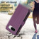 Google Pixel 8 9 Card Slots Zipper Wallet Leather Flip Phone Case - Dark Purple