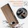 Google Pixel 8 CaseMe 023 Butterfly Buckle Litchi Texture RFID Anti-theft Leather Phone Case - Brown