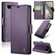 Google Pixel 8 CaseMe 023 Butterfly Buckle Litchi Texture RFID Anti-theft Leather Phone Case - Pearly Purple