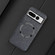 Google Pixel 8 CD Magnetic Ring Magsafe Cross Texture Phone Case - Black