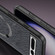 Google Pixel 8 CD Magnetic Ring Magsafe Cross Texture Phone Case - Black