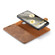 Google Pixel 8 DG.MING Crazy Horse Texture Detachable Magnetic Leather Phone Case - Brown