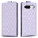 Google Pixel 8 Diamond Lattice Vertical Flip Leather Phone Case - Purple