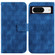 Google Pixel 8 Double 8-shaped Embossed Leather Phone Case - Blue