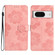 Google Pixel 8 Flower Embossing Pattern Leather Phone Case - Pink Google Pixel 8 Flower Embossing Pattern Leather Phone Case - Pink
