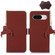 Google Pixel 8 Genuine Leather Magnetic RFID Leather Phone Case - Coffee