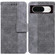 Google Pixel 8 Geometric Embossed Leather Phone Case - Grey