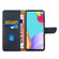 Google Pixel 8 HT02 Genuine Leather Fingerprint-proof Flip Phone Case - Blue