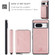 Google Pixel 8 JEEHOOD Magnetic Zipper Wallet Phone Leather Case - Pink