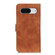Google Pixel 8 KHAZNEH Retro Texture Flip Leather Phone Case - Brown Google Pixel 8 KHAZNEH Retro Texture Flip Leather Phone Case - Brown