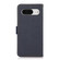 Google Pixel 8 KHAZNEH Side-Magnetic Litchi Genuine Leather RFID Phone Case - Blue